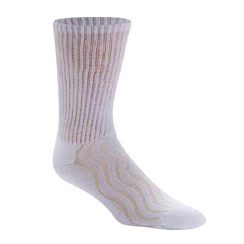Md Diabetic Seamless Toe Crew Socks, Large, Unisex - 1 Pr